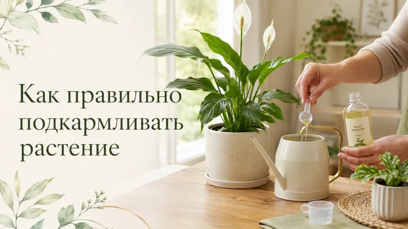 Как правильно подкармливать растение